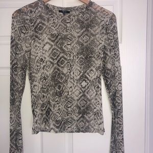 Snake skin shirt